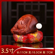 목탁 불교용품 목어 타악기 5인치 로즈우드 마음챙김 정신건강 통나무목탁, Q. 고급 레드 샌달우드 3.5인치 천연목 색