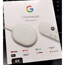 Google Chromecast with Google TV 4K 串流播放器, 1個