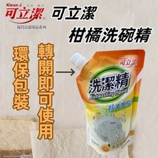 可立潔柑橘洗潔精500g 濃縮洗碗精 強力去油不殘留 果香清新不傷手, 1個