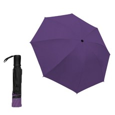 晴雨兩用加大傘面黑膠反向折疊傘(135cm)