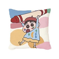 짱구는 못말려 신짱 소파 거실 베개 등쿠션 자동차 허리쿠션 방석, 크레용신짱 27