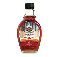 캐나다 메이플시럽 크로플 와플 단풍당 천연시럽 250ml 에버리치 A등급, 1개