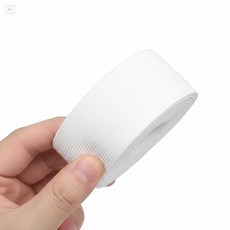 30mm 납작 고무줄 밴드 고탄력 허리 수선, 화이트 195cm, 1개