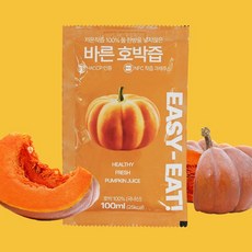 포도한송이 이지잇 바른 호박즙 100ml 60팩(30팩*2), 10060L