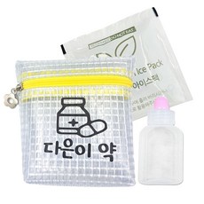 약파우치 어린이집 유치원 방수 보냉 약 시럽파우치보관 항생제 가방, 핫핑크