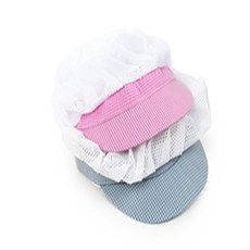 더샵이지 메쉬 위생모자 요리두건, 블루