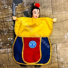 布袋戲掌中戲偶：西遊記、三國志系列，復古懷舊台灣味手偶戲偶, 1個, 楊戩
