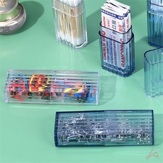 올데이픽 책상 정리 미니 통 다용도함, 블루