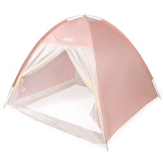 빈슨메시프 포그닝 난방 텐트 실내 침대 방한 방풍 보온 겨울 수면텐트 더블 핑크