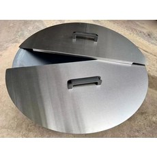 덮개 스테인리스 다용도 원형 프라이팬 찜통, 1개, 70cm, 1cm