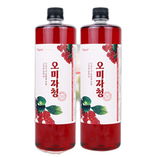 수제숙성으로 새콤한 맛 진한 맛있는 오미자청 오미자 원액 엑기스 과일청