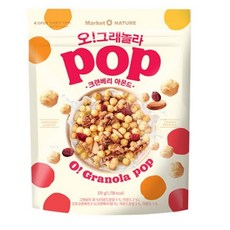 오리온 오그래놀라 팝 크랜베리 아몬드 370g, 1개