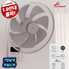 한일전기 FW-G478R 산들바람 벽걸이 리모컨 선풍기, 한일전기 리모컨 벽걸이 선풍기 14인치 FW-G478R