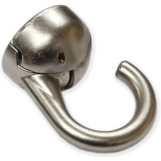 행맨 프로덕츠 코끼리 천장 후크 1개 니켈 도금 2189898, 1 Hanger, Nickel