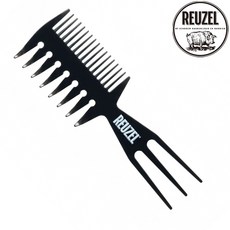 리우젤 멀티 포마드 빗, 1개, 블랙