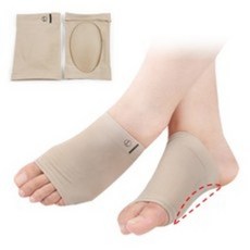 발 아치케어밴드 평발통증깔창 중족골패드 발바닥통증 족저근막염패드, 발아치 교정패드 1 개, 1개