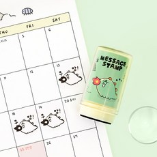 카카오프렌즈 죠르디 다이노 메시지 스탬프 쿠앙, 단품, 단품
