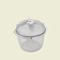 티스트레이너 위생적인 깊은 스텐 차망 찻잎 거름망 쏙템, 1개