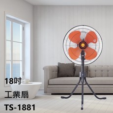 生活小鋪 雙星 TS-1881 18吋擺頭工業立扇，台灣製造 MIT 電風扇