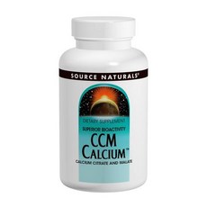 SOURCE NATURALS CCM鈣酸錠, 1罐, 120顆