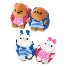 캐릭터 강아지용 배낭 랜덤1개 반려견배낭 배변봉투 간식수납