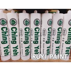 S.H. 青葉填縫劑 水性矽利康 水性矽膠 防霉防裂痕, 1個, 1501白色,單支(超取限8支)