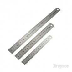 30cm 스틸자 추천 300mm 철자 꾸안꾸 스텐 쇠 레스자 plu+1899gr, 1개