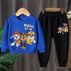 【台灣-出貨】男童拜年服汪汪队儿童卫衣套装中小童幼童卡通长袖上衣帅气宝宝潮