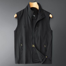 Ashysnow 아웃도어 베스트 남성 봄 여름 가을 등산 캐주얼 낚시 포켓 나시 카고 코트