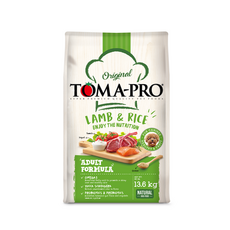 優格 TOMA-PRO 成犬毛髮柔亮 羊肉+米 小顆粒 成犬飼料, 13.6kg, 1個, 羊+米