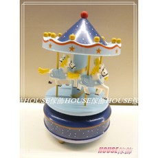 House傢飾2館 彩色旋轉木馬音樂盒 (天空之城音樂) 限量款