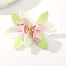 AWAYTR 보헤미아 칸나 꽃 Samll 헤어 클립 하와이 신부 꽃 헤어 클립 헤어핀 자용 웨딩 액세서리, [03] 72A