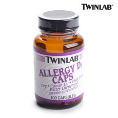 TWINLAB 維他命D3膠囊, 100顆, 1罐