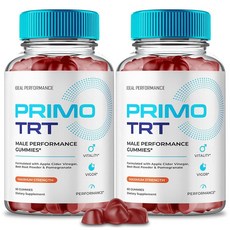 Primo TRT 젤리 남성용 공식 Primo TRT 젤리 최대 강도 성능 전반적인 건강 및 웰빙 PrimoTRT 고급 포뮬라 지원 젤리 리뷰 (2팩), Primo TRT 젤리, 남성용 공식 Primo TRT