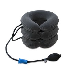 공기주입식 목보호대 서포터 지지대 공기압 보조기, 기본형 브라운