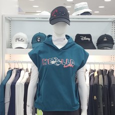 디즈니골프 여성 골프 조끼 베스트 기본 심플 활동코디 후드 DO1LTW002DEUSDH5582776