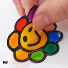 글라스데코스티커 어린이집환경구성 아기물감놀이