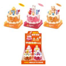 케이크 룰렛게임 복불복 랜덤 보드 게임 완구, 1개