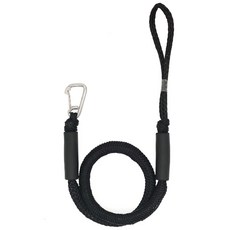 보트 로프 카약 밧줄 요트 고정 카라비너 정박용품, 블랙