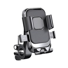 機車手機架 六爪鎖定防抖旋轉導航支架, 手把款, 手把款