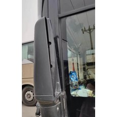 버스 백미러 좌우 사각지대 와이드 오른쪽 트럭 덤프, 1개, 전동 왼쪽 긴 조립품, 기본 색상