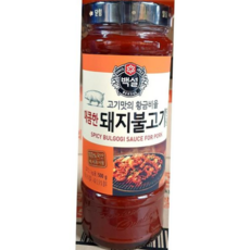 불고기양념소스 불고기양념소 돼지불고기양념 500g 불고기양념 액상소스 소스, 본상품