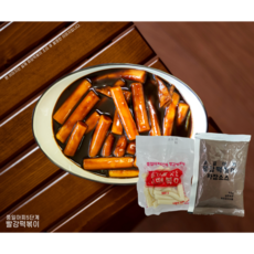 빨강떡볶이 짜장떡볶이(떡+소스), 1개, 225g