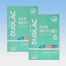 듀오락 듀오 디 드롭스 베이비 아기 아이 액상 유산균 7.5ml 2박스 90일분, 8ml, 2개