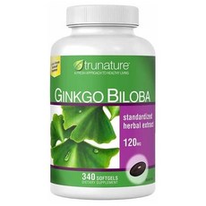 OProCyn Tru Nature Ginkgo Biloba 340 Softgels, 340정, 1개
