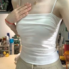 면스판 캡내장 셔링 끈나시