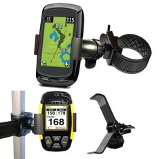 차저시티 스트랩 잠금 골프 트롤리 카트 폴 홀더 마운트 G7 G80 버디 투어 월드 플래티넘 이조 스와미 맥스 6000 바이브 키스 스카이캐디 터치 SGX MX+ 레이지파인더 GP, ChargerCITY 시티 스트랩 락 골프 트롤리 카트, 1개