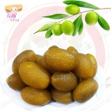 小麻吉 無籽黃橄欖 蜜餞果乾, 200g, 1個