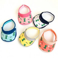 준캡 유아 아동 어린이 공룡썬캡여름밀짚모자 자외선차단 귀여운모자