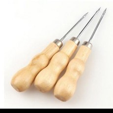 자체 송곳 가죽공예 바느질 스티칭 봉제용품 타공 바늘귀, 1개